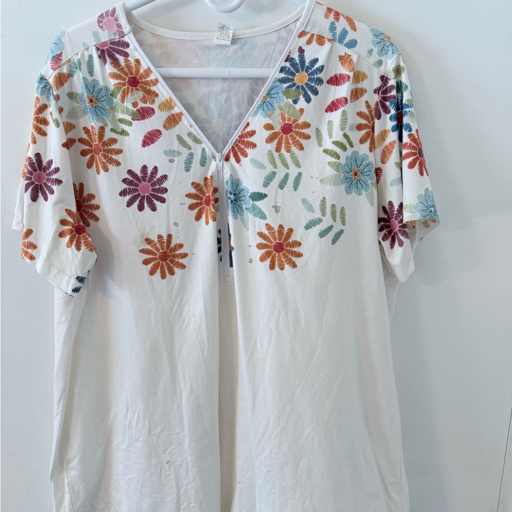 Floral Women's Blouse - Multicolor